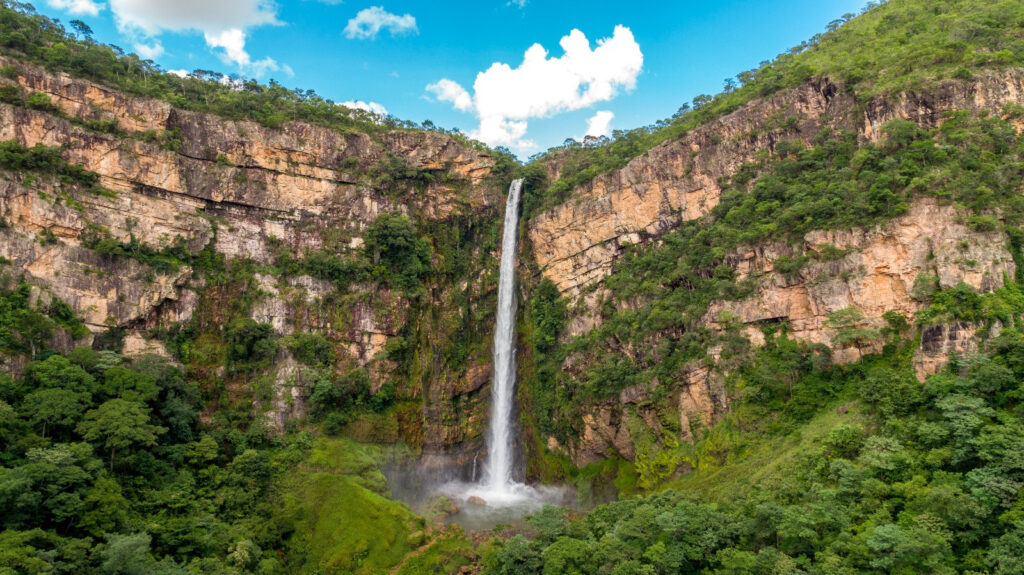 Salto do Itiquira em Formosa, Goiás